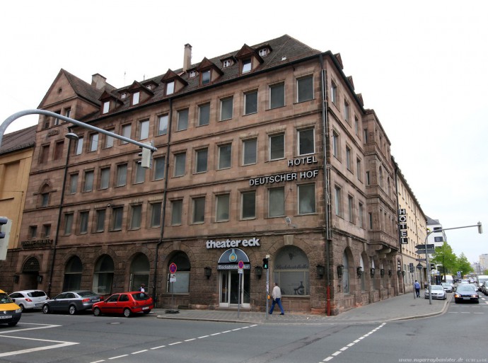 Hotel Deutscher Hof vor dem Umbau #01 - Frauentorgraben Ecke Lessingstraße