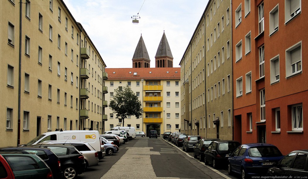 Humboldtstraße - Die zwei Türme (Nürnberg Impressionen #12)